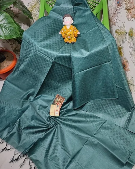 Kota Viscose Silk Saree With Self Weaving Design